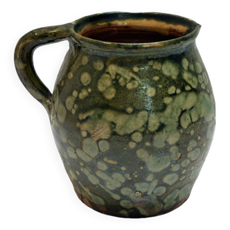 Small pitcher with green pattern