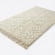 Large Berber rug with interlocking diamonds