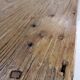 Large dining table wooden doors top mounted on black handles