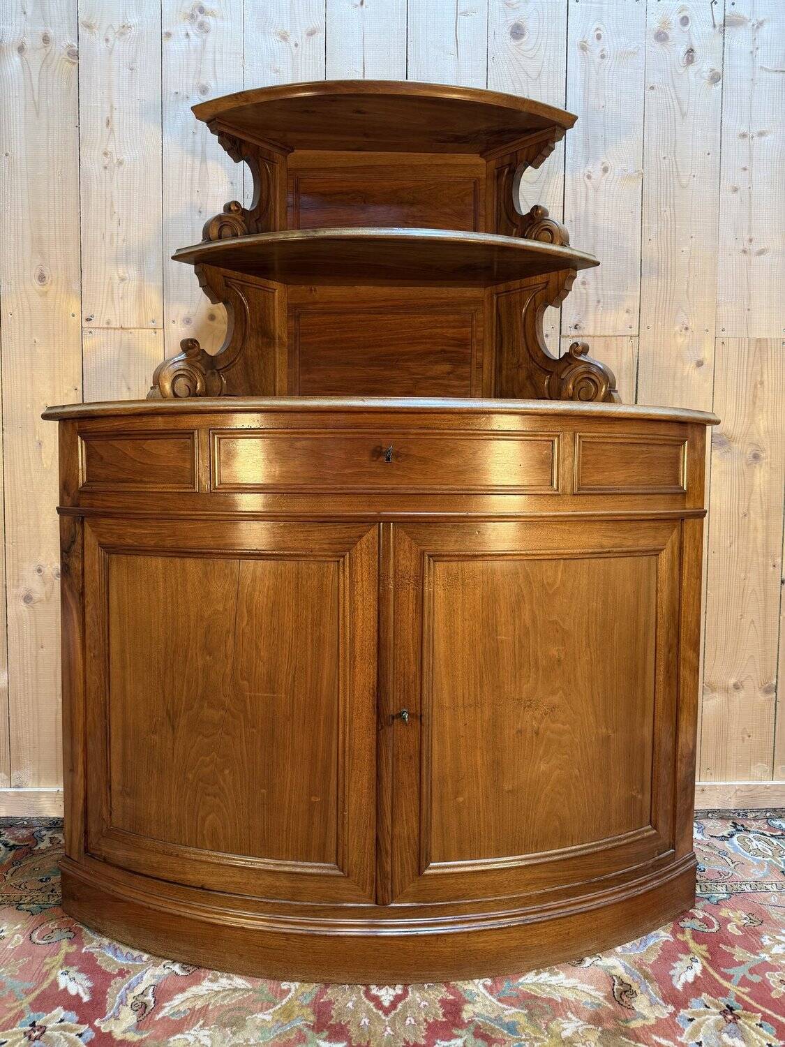 Louis Philippe corner cabinet