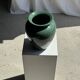 Large deep water green ceramic vase H26 D22