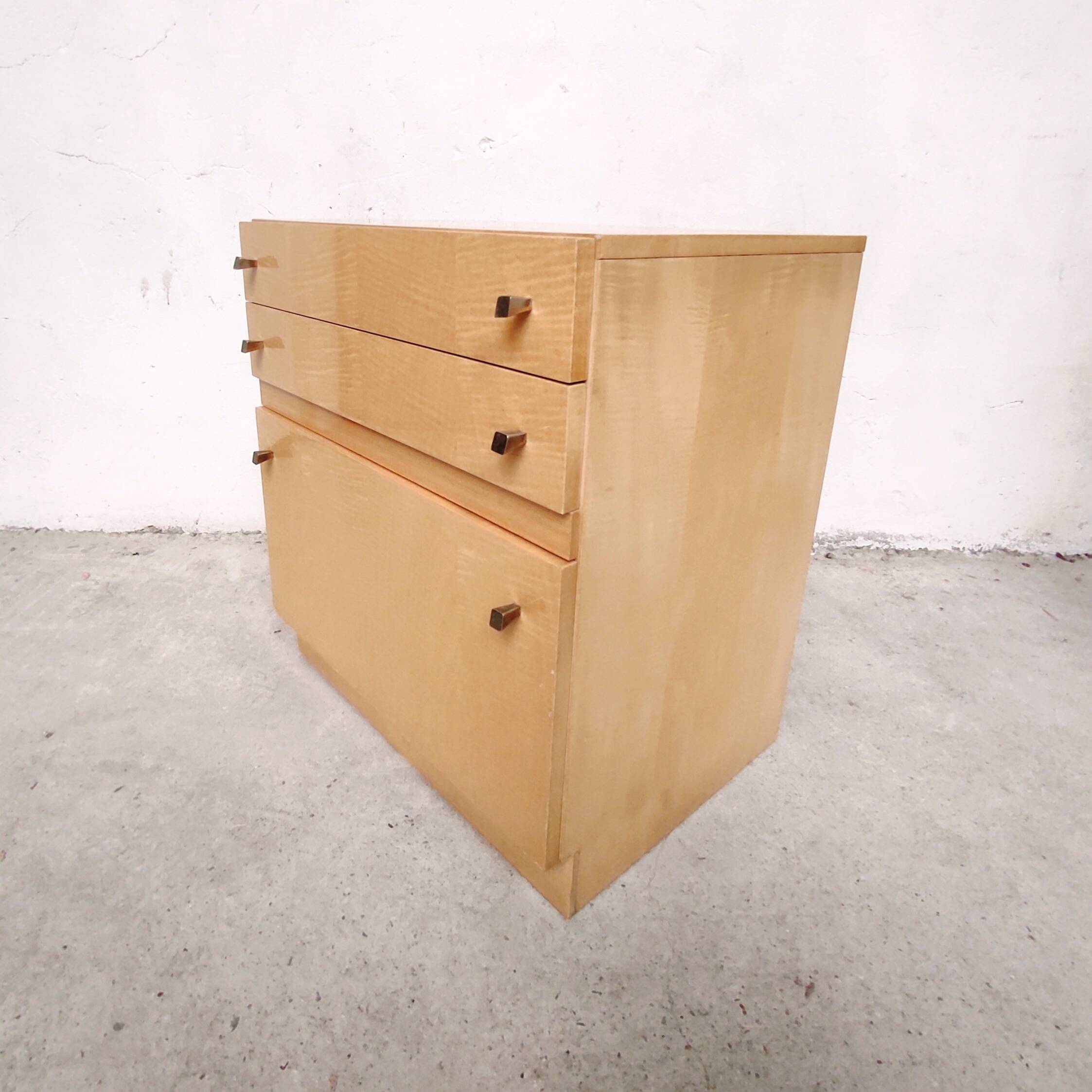 Pair of blond furniture, 1960