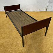 Daybed ou lit simple scandinave placage teck