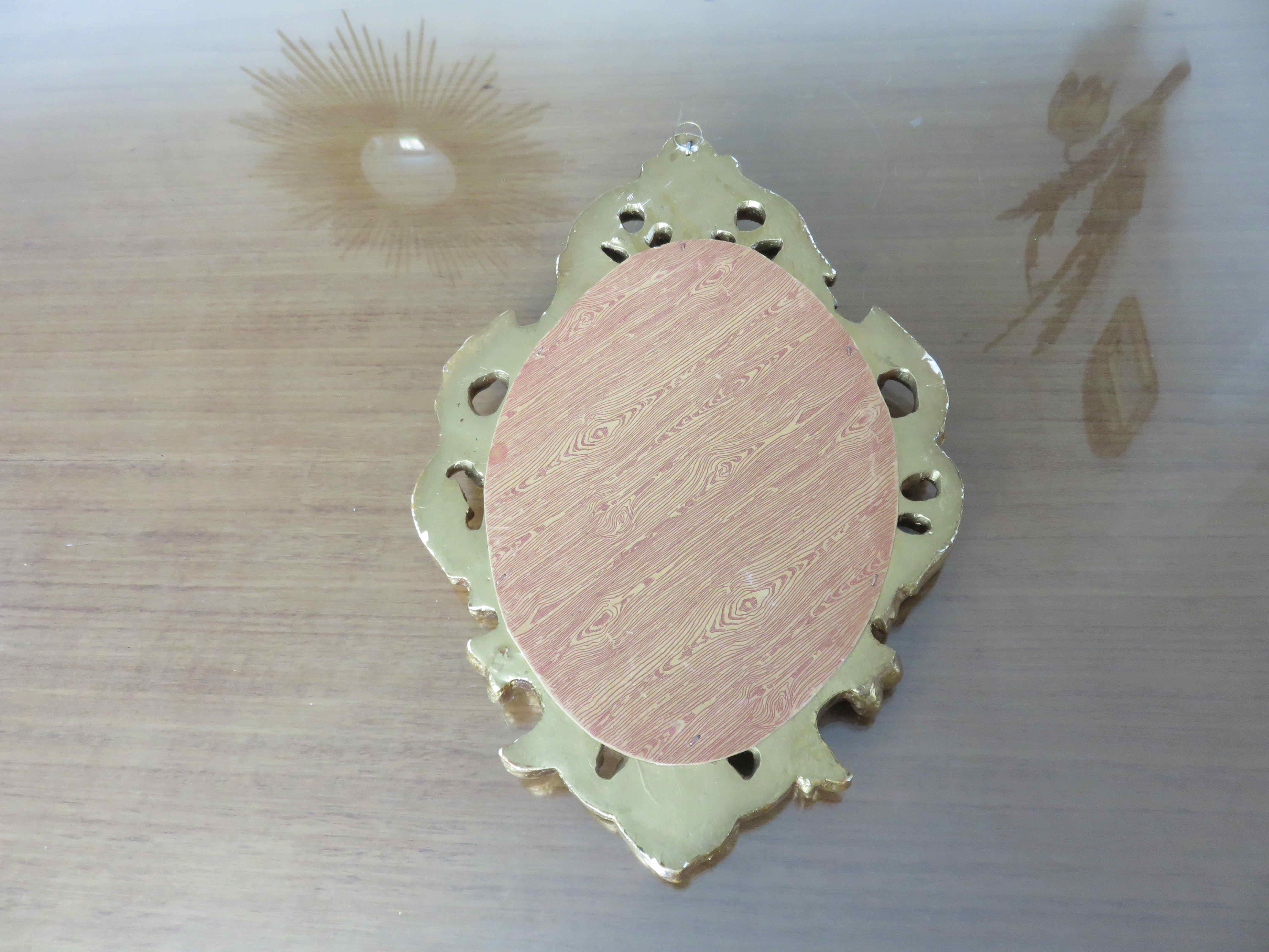 Golden mirror style " baroque " 60s 70s