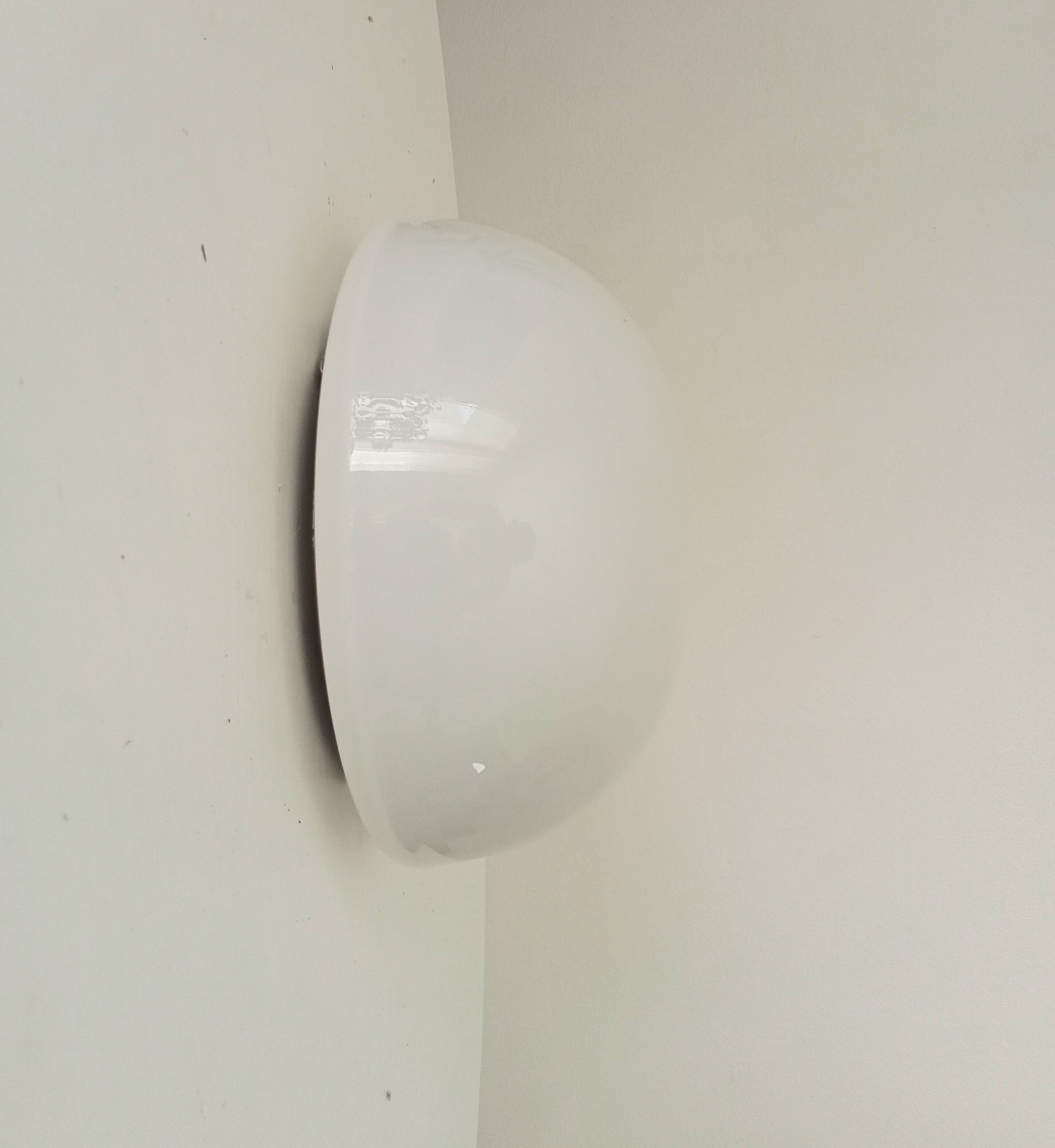 Vintage opaline ceiling light from the 50s/60s