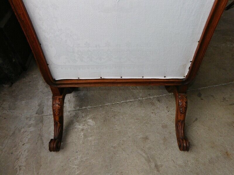 Old wood fire and fabric