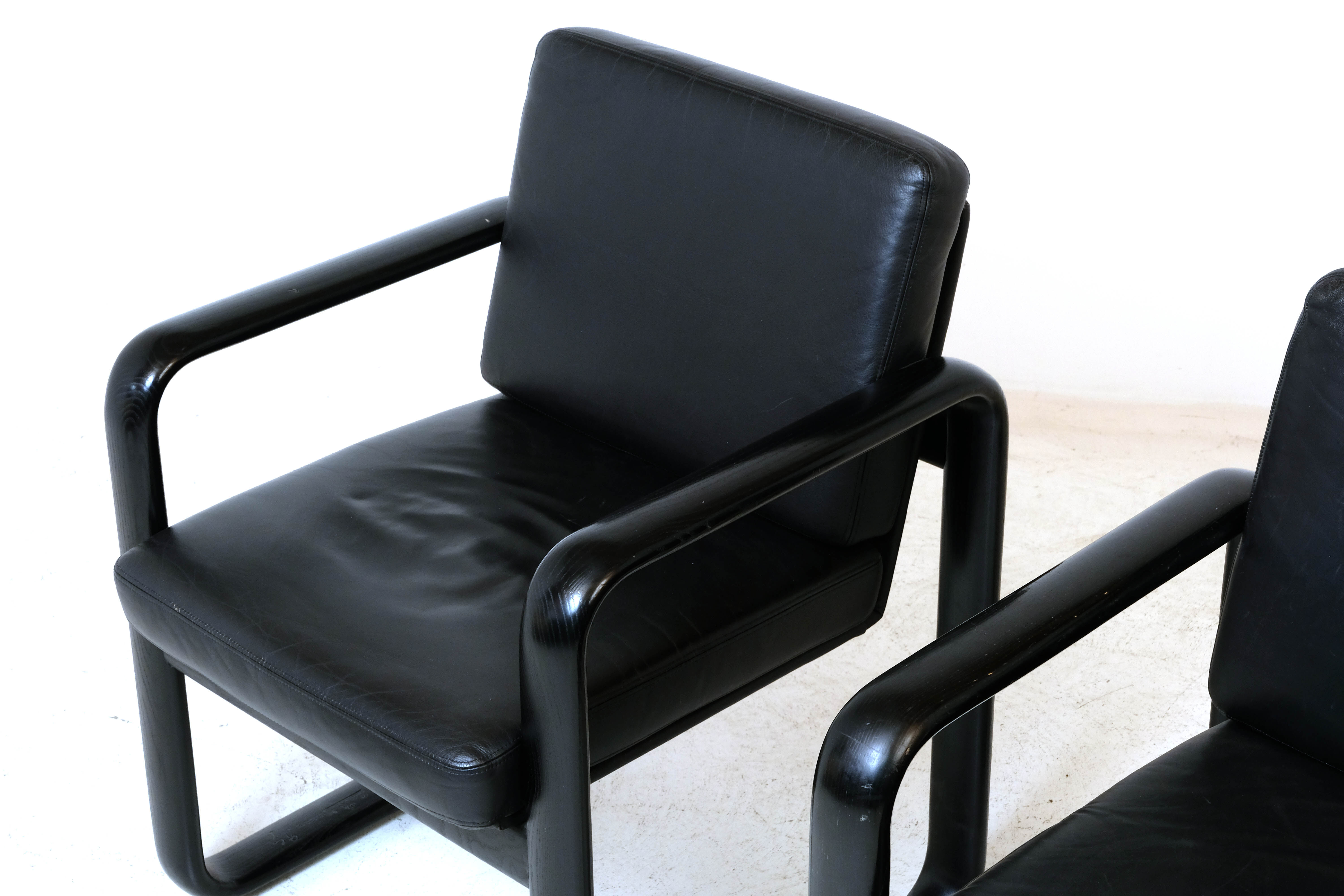 Pair of Rosenthal Studio Line armchairs by Burkhard Vogtherr 1970's