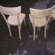 Série de 4 chaises de bistrot Baumann