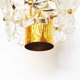 Brass and glass chandelier by Sölken