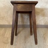 Oak workshop stool