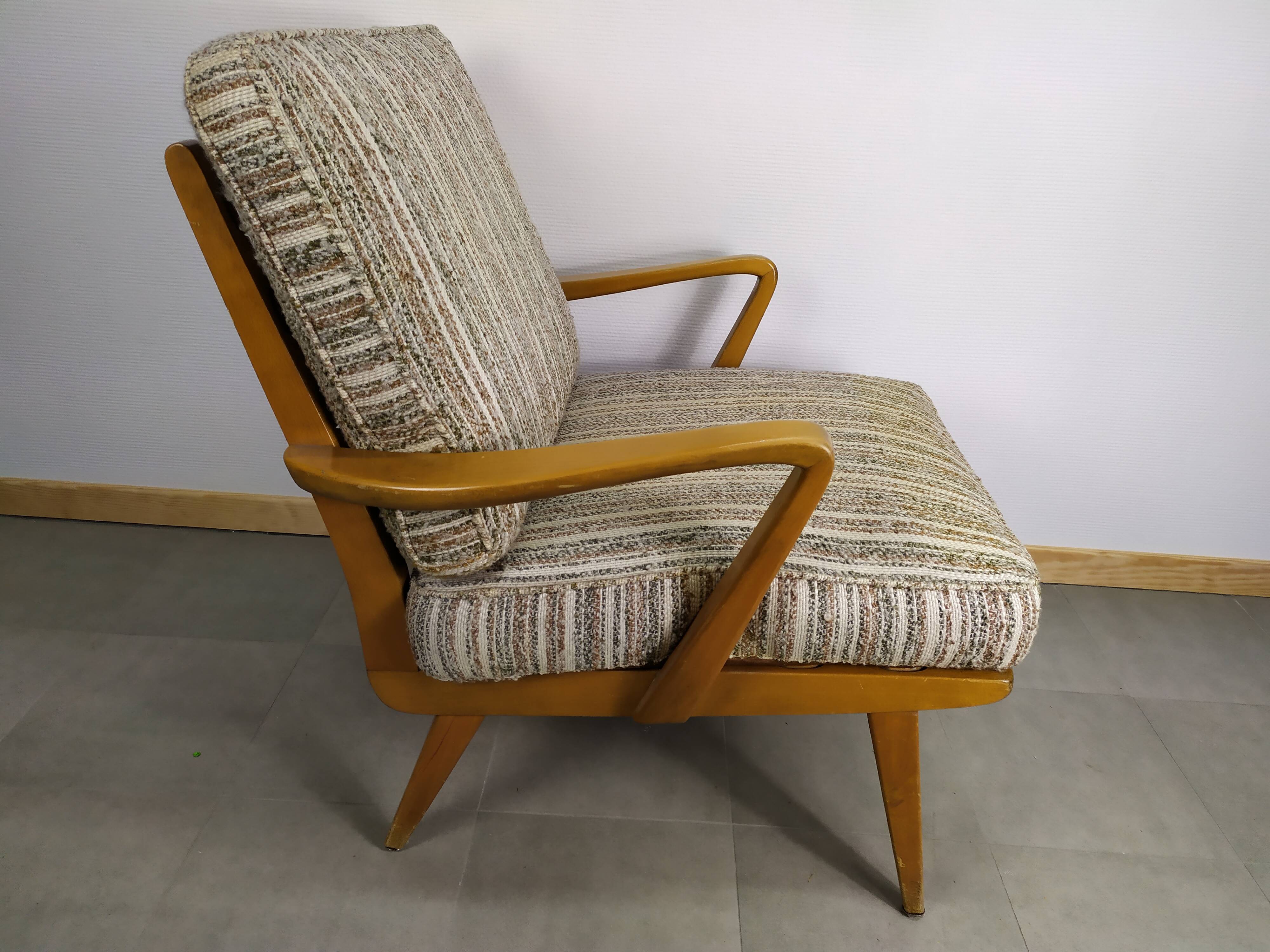 1950 armchair stamped Casala - Scandinavian
