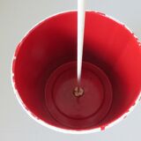 Enamelled tole paper basket, tulip foot 60 70
