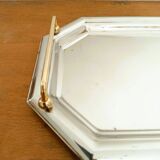 Plateau de service hexagonal en inox