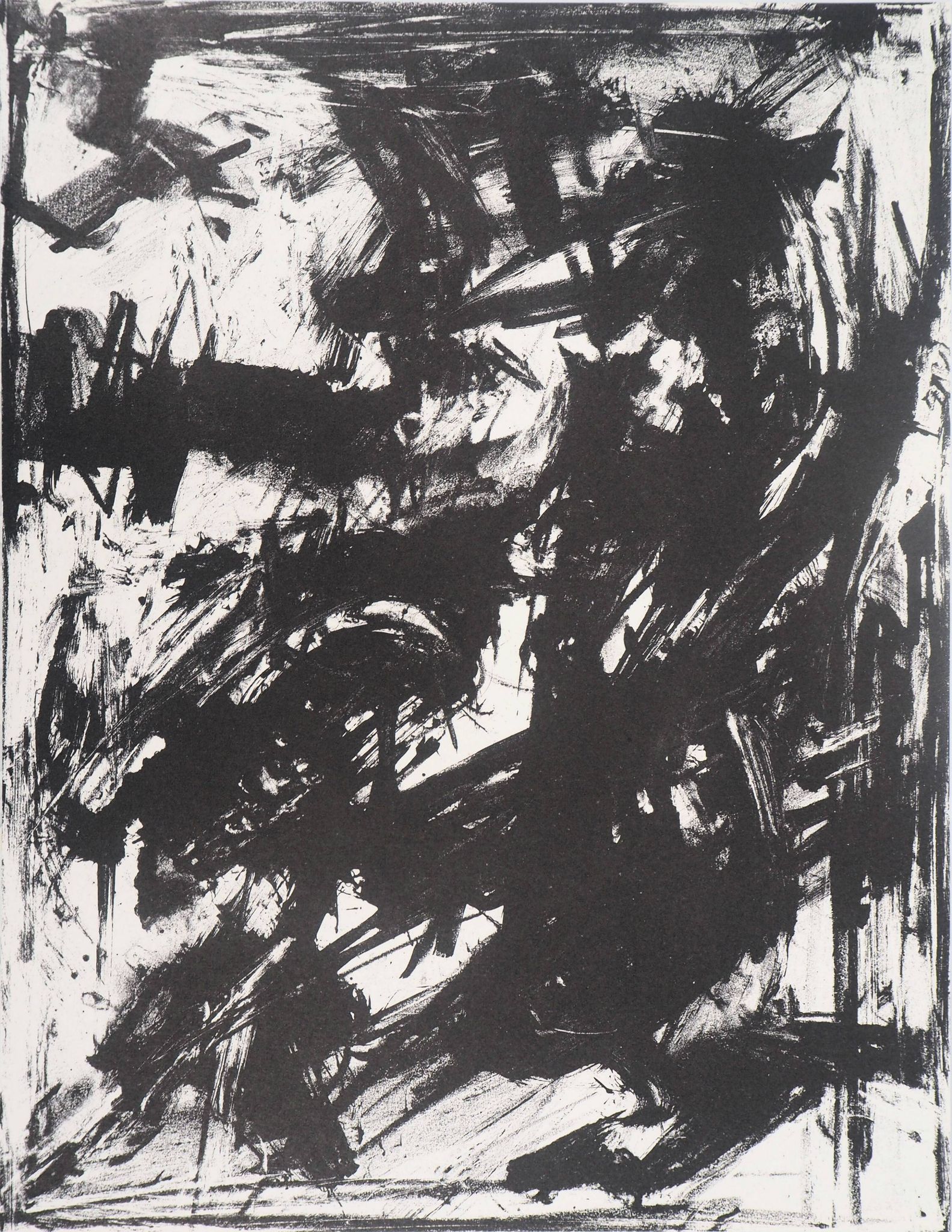 Emilio vedova: intolleranza - original lithograph