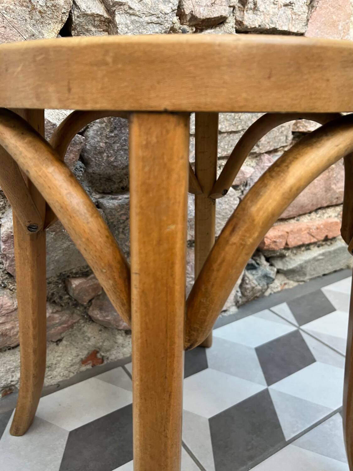 Baumann bentwood stool