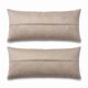Set of 2 vintage kilim cushion covers 41x119 cm