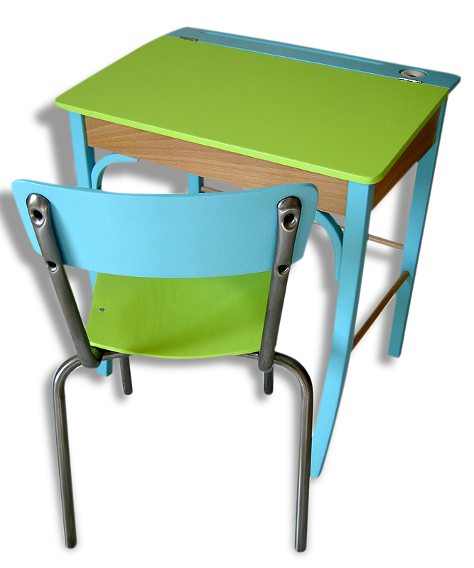 Desk and Chair of schoolboy.