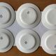 6 antique earthenware dinner plates from Salins-les-Bains (Jura)