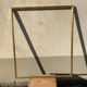 Old gilded wooden frame gilded with 19th century gold leaf