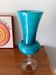 Large giant blue opaline vase 50s-70s