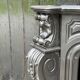 Napoleon III Fireplace In Black Belgian Or Black Mazy Marble, Circa 1880