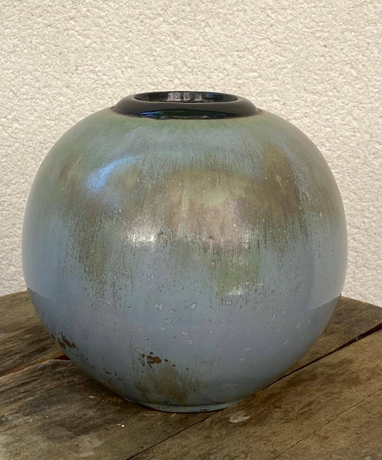 Vase boule Art Déco  A Gentil et F.E Bourdet