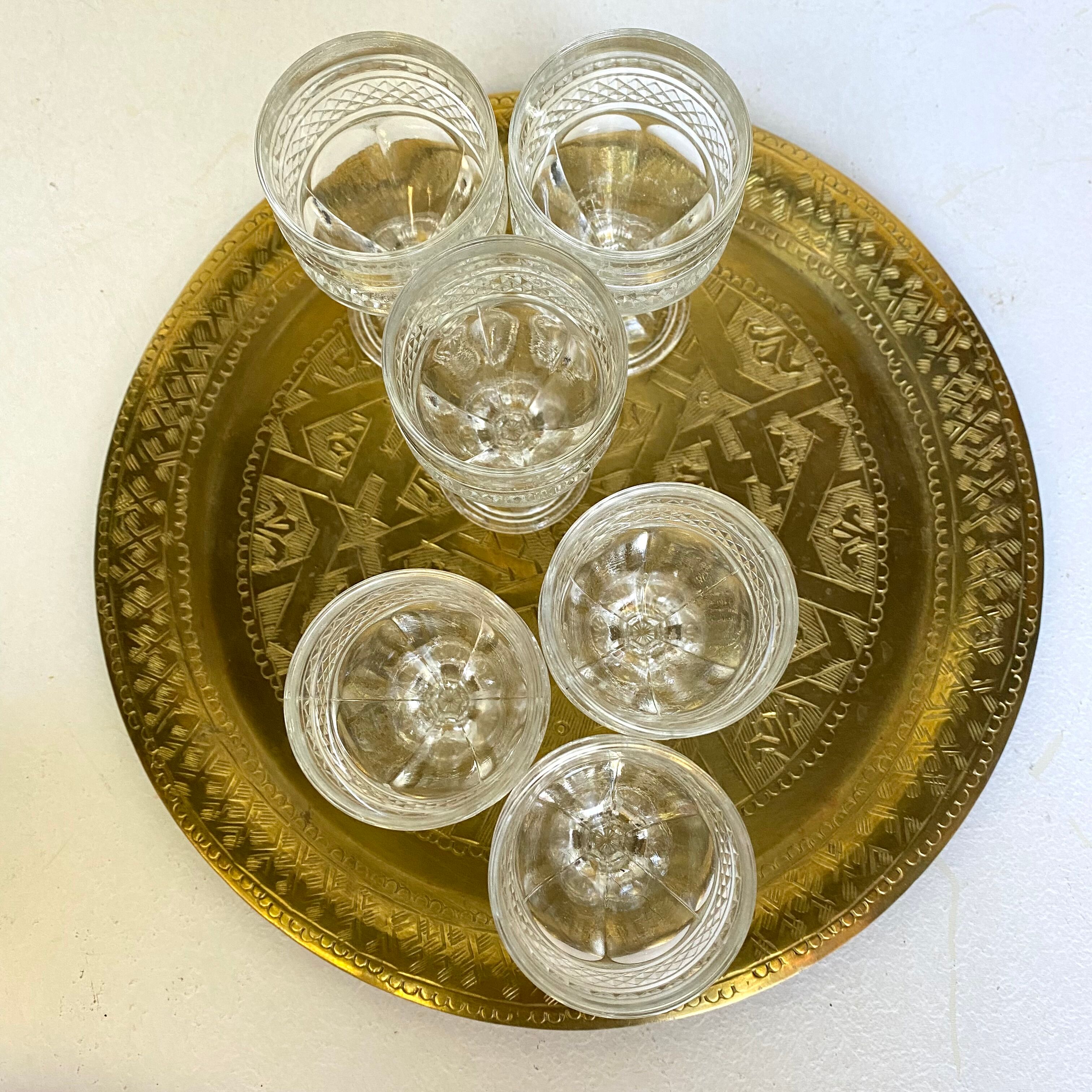 Baroque foot glasses