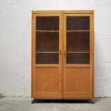 Vintage school library cabinet