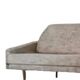 Vintage Sandinavian sofa in gray fabrics, wool sofa