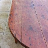 Old oval farm table 2m42