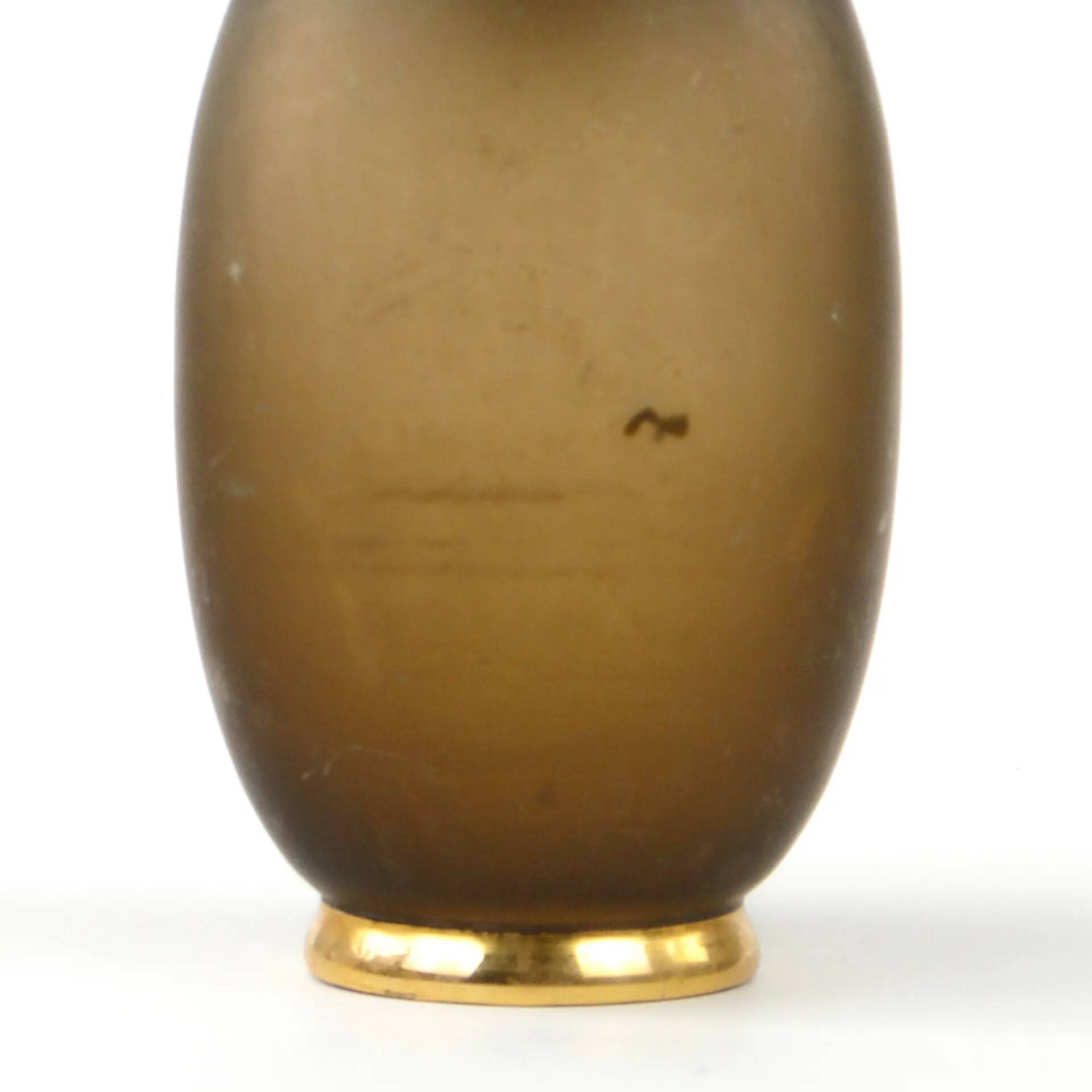 Water carafe, mid-century modern, smoked glass, Kamenický Šenov, Czechoslovakia, 1950s