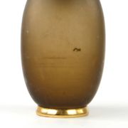 Water carafe, mid-century modern, smoked glass, Kamenický Šenov, Czechoslovakia, 1950s