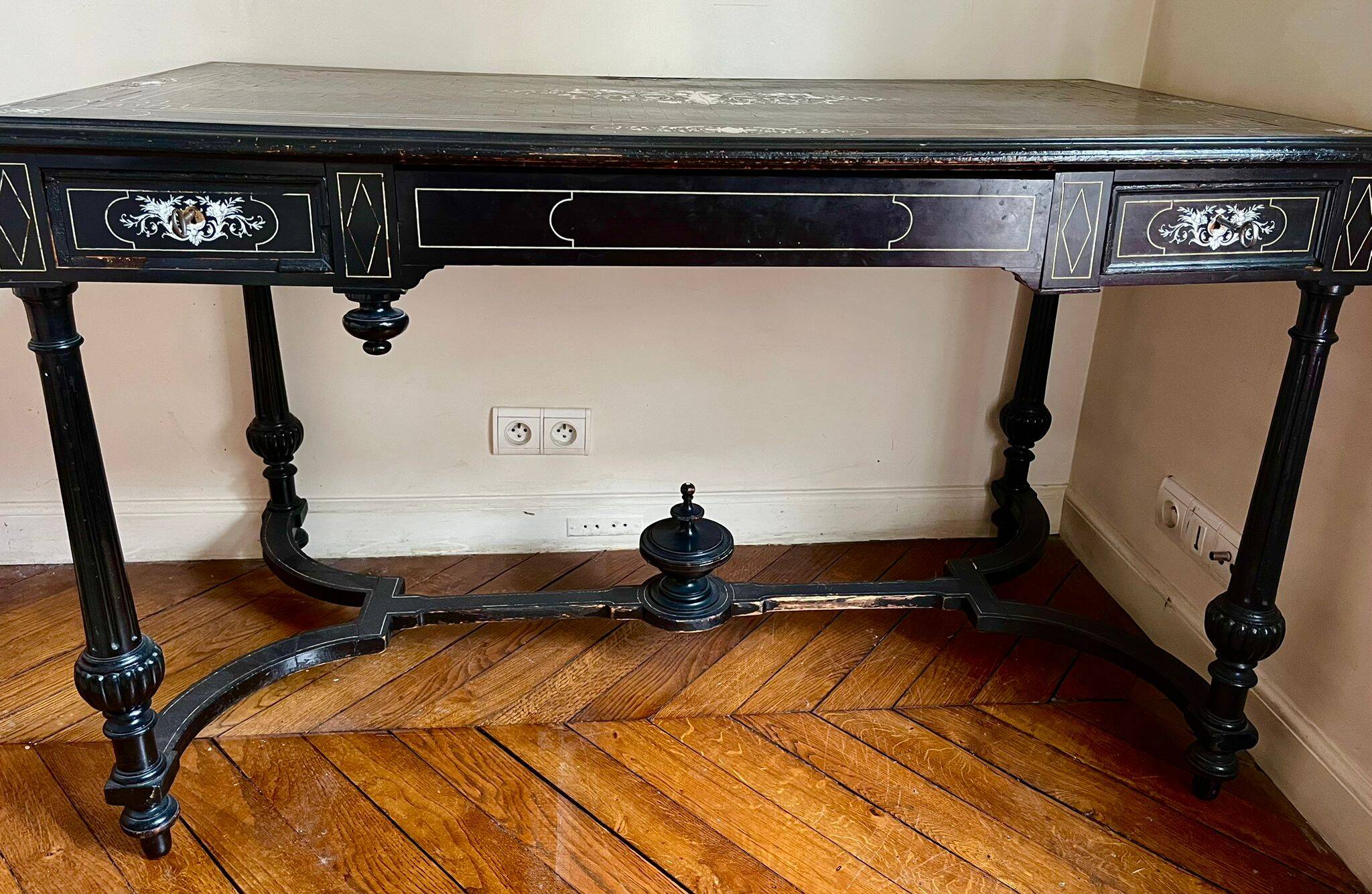 Bureau Napoleon III et chaise