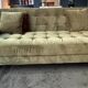 Sofa set nv gallery midnight bottle green velvet (convertible)
