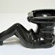 Anthropomorphic ashtray legs ceramic black design 80s