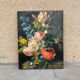 Cadre édition Braun et Cie roses tulipes et pavots