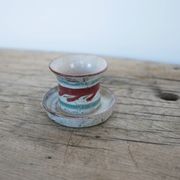 Vintage ceramic candle holder by Atelier Le Mûrier, Vallauris