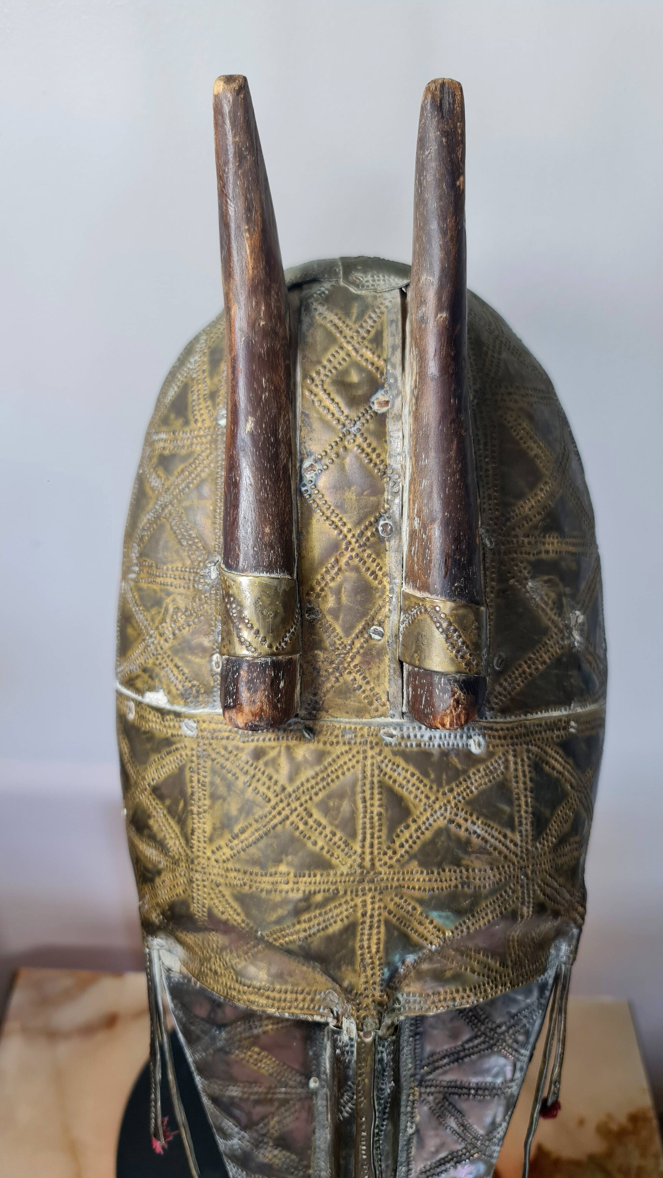 African bambara mask (mali), sold without base