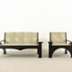Cassina Hill House Set, Sofa and easy chair by Charles Rennie Mackintosh