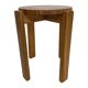 Mid century pinewood stool, minimalistic design  1960s