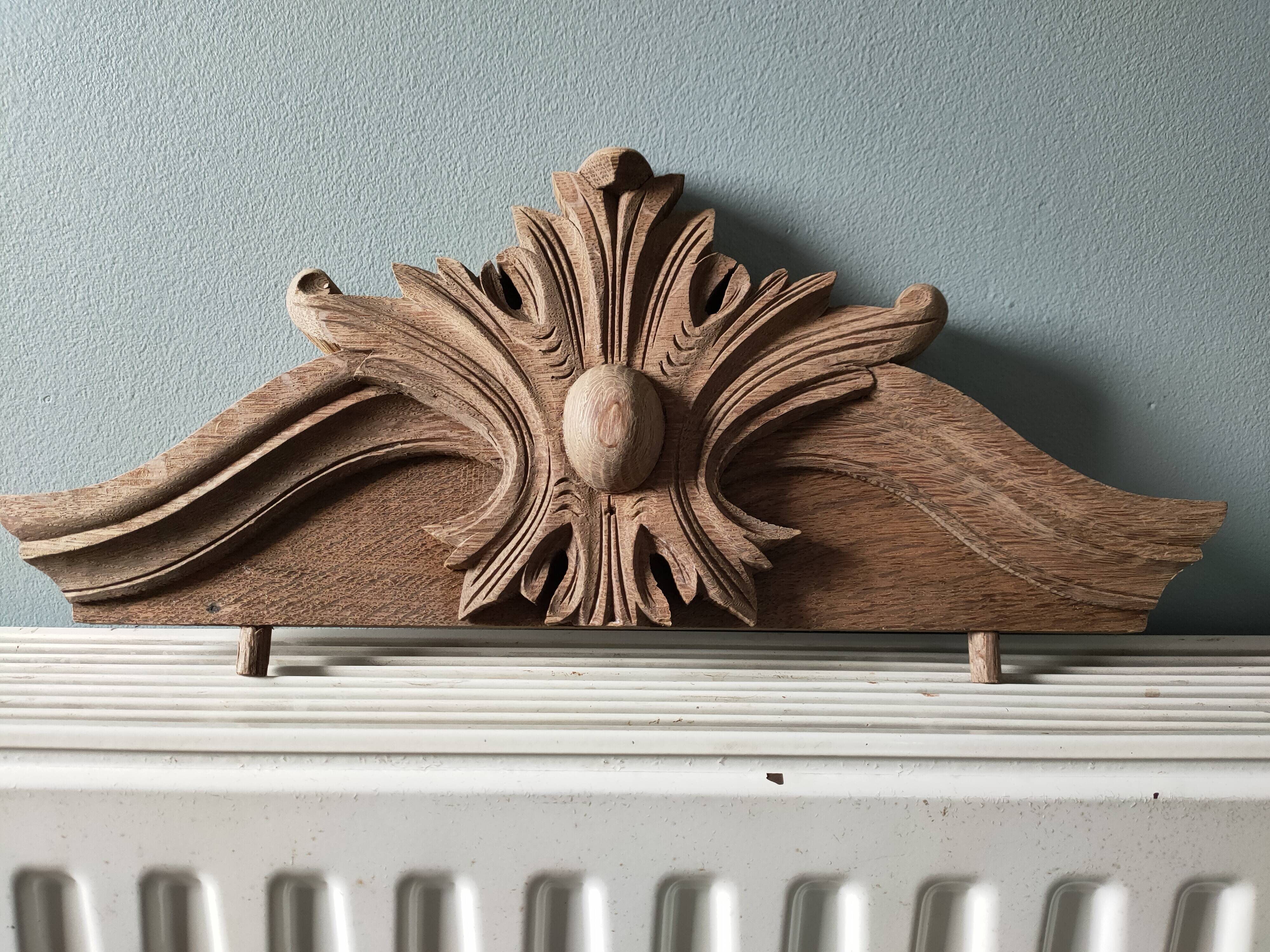 old oak pediment