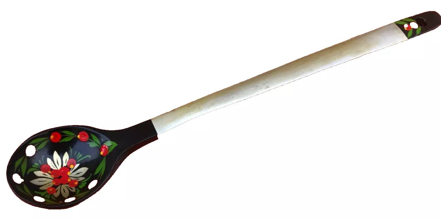 Spoon (large model) Painted and lacquered wood