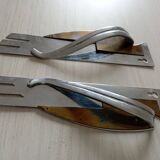 Set of 2 art deco handles