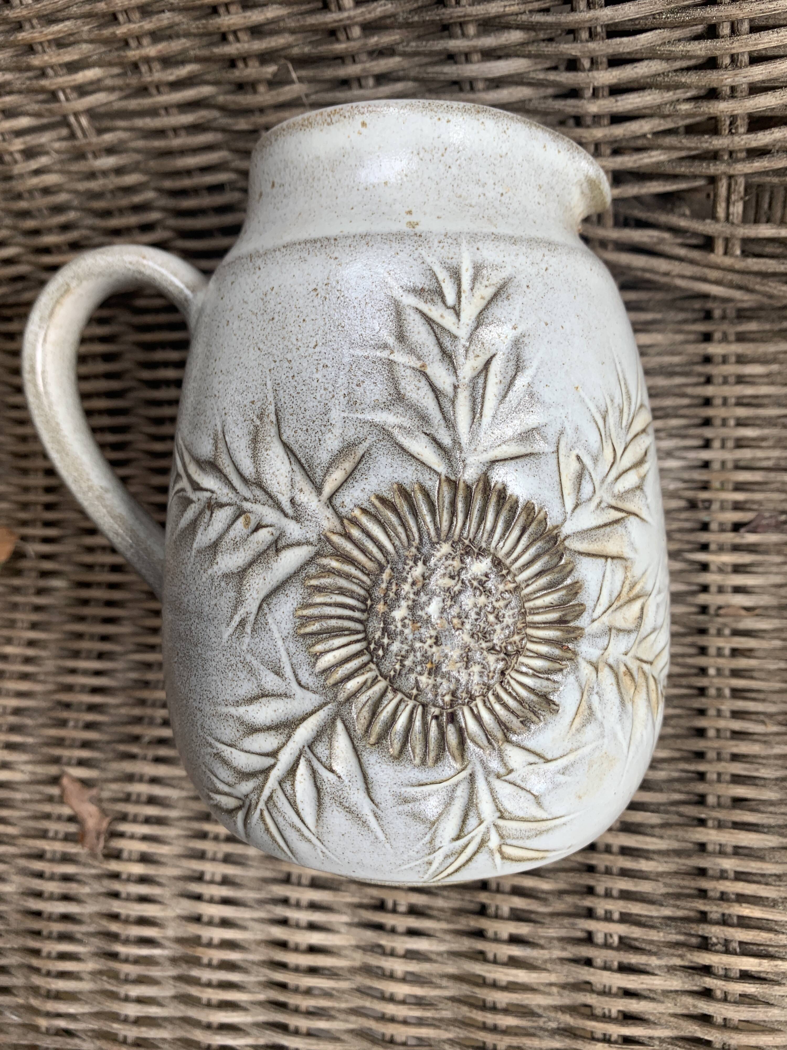 Ceramic Pitcher MARIUS BESSONE Vallauris 1950