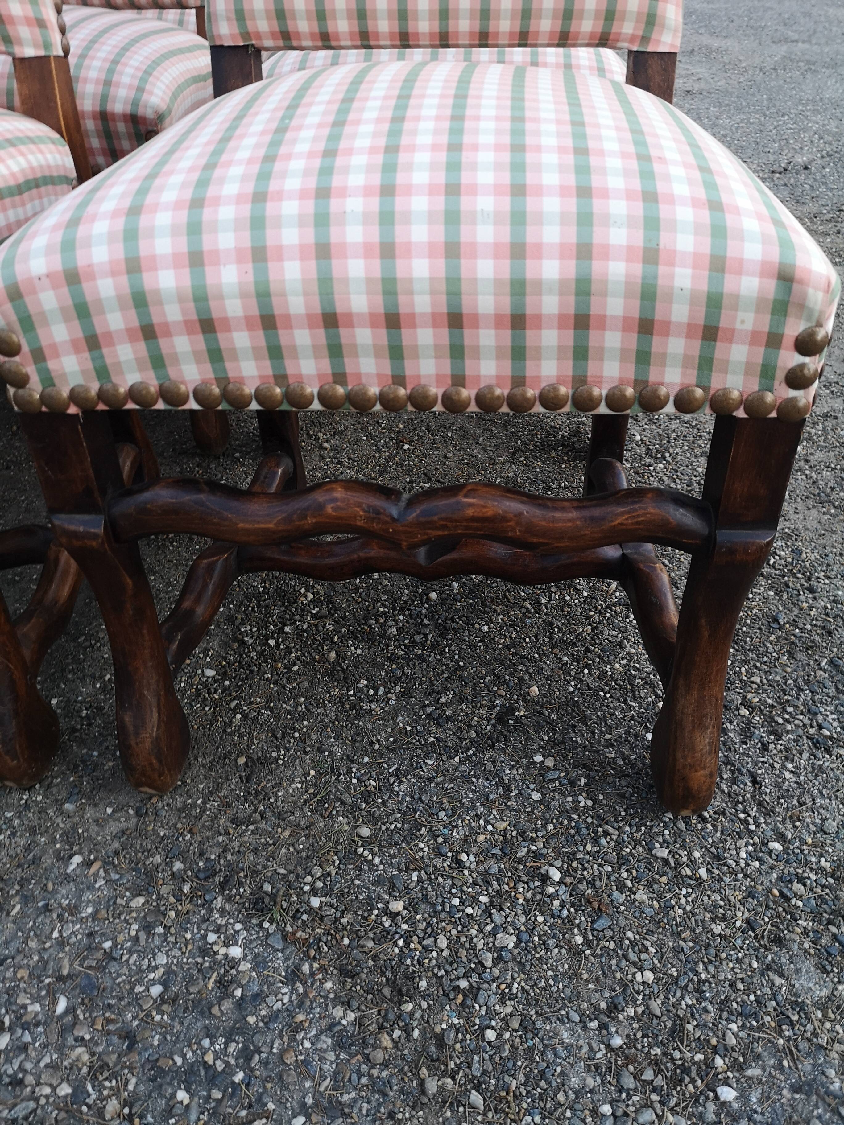 12 Louis XIII chairs