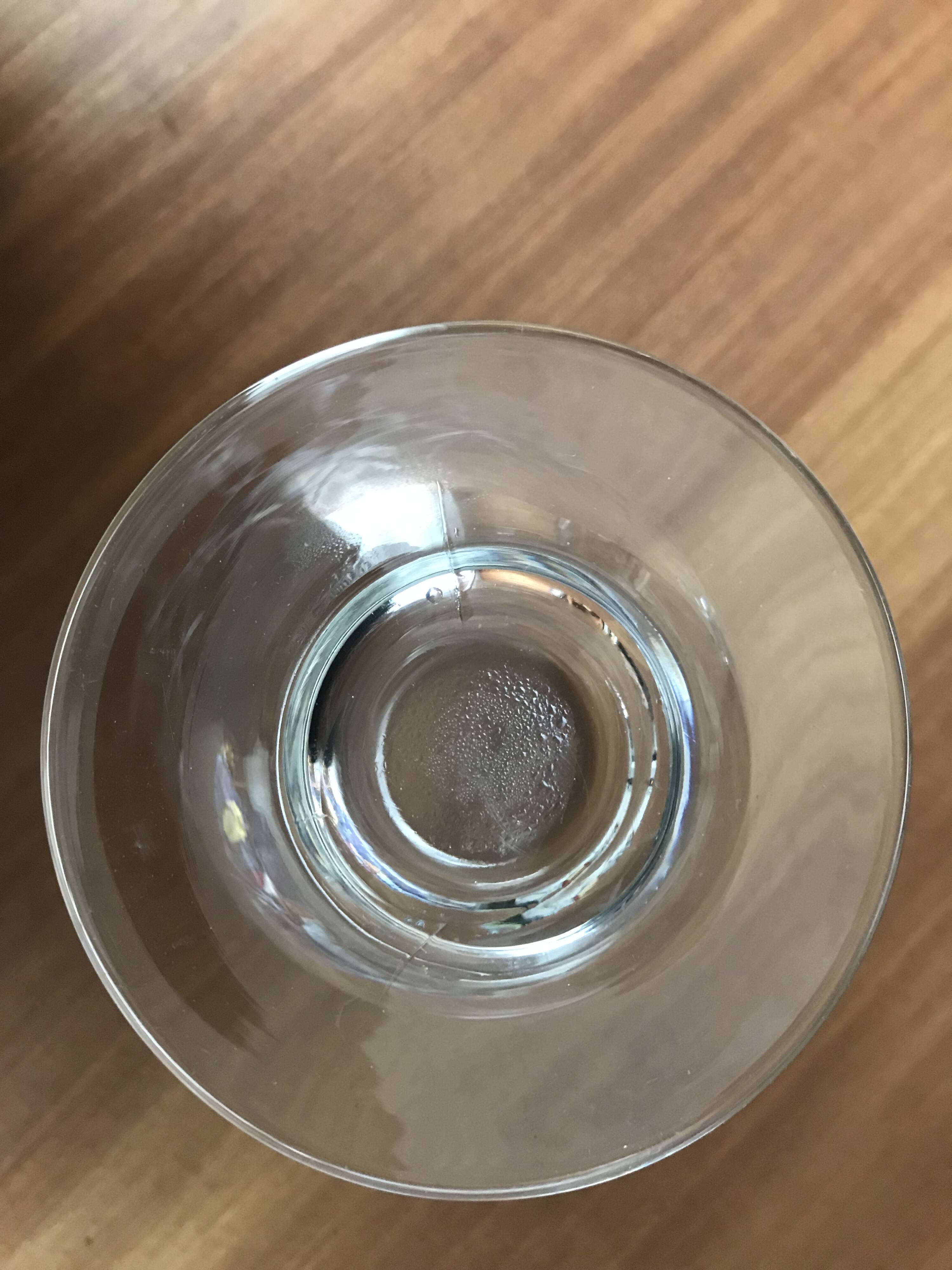 Service de verre en cristal