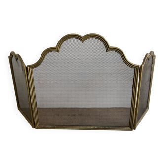 Three-leaf fire screen, fireplace accessory