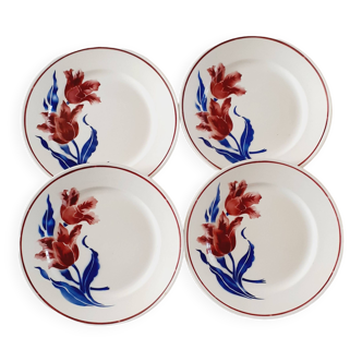 Badonviller Tulipes dinner plates