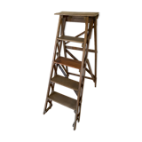 Ancien escabeau en bois début XXe
