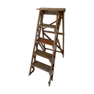 Old wooden stepladder early twentieth century